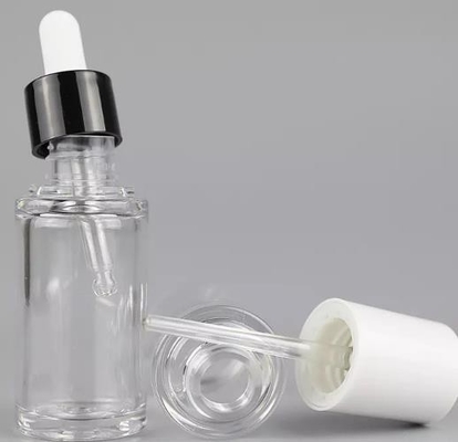 Clear Cosmetic 30ml Plastic Dropper Bottles For Hair Lash Facial Serum